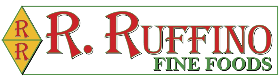R. Ruffino Fine Foods logo design.